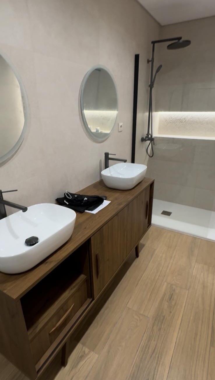 Trabalho de canalização realizado